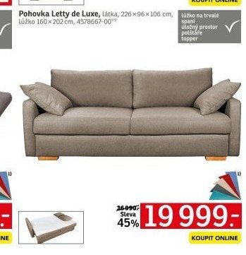 Pohovka Letty de Luxe