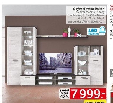 Obývací stěna Dakar