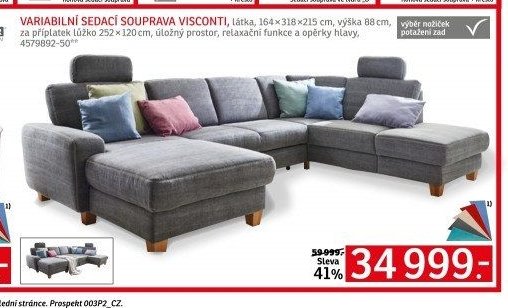 VARIABILNÍ SEDACÍ SOUPRAVA VISCONTI