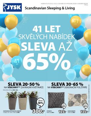 akční leták Jysk 26.3.2020-8.4.2020