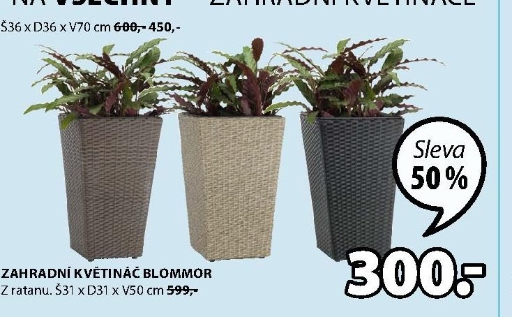 ZAHRADNÍ KVĚTINÁČ BLOMMOR