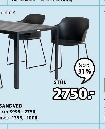 Zahradní stůl SANDVED