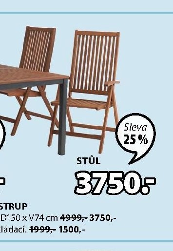 Zahradní stůl YTTRUP