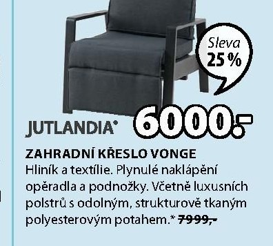 Zahradní křeslo VONGE