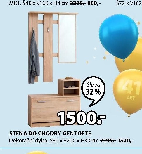 STĚNA DO CHODBY GENTOFTE