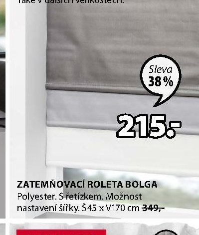 Zatemňovací roleta BOLGA
