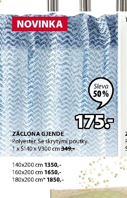 Záclona GJENDE