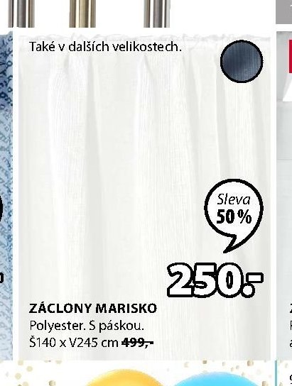 Záclony MARISKO