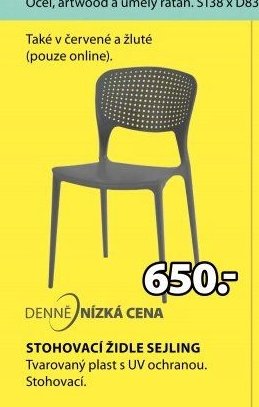 STOHOVACÍ ŽIDLE SEJLING