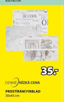 PROSTÍRÁNÍ FIRBLAD