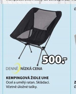 KEMPINGOVÁ ŽIDLE UHE