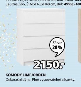 Komody Limfjorden (bílá)