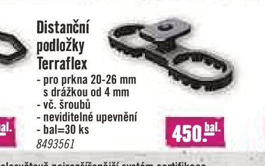 Distanční podložky Terraflex