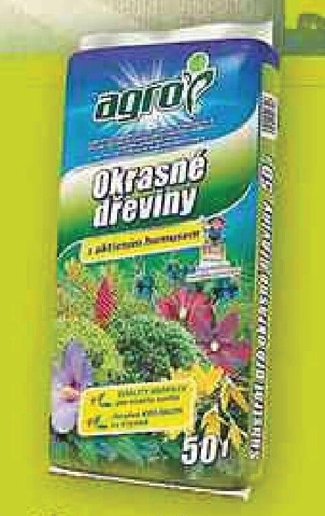 Substrát pro okrasné dřeviny
