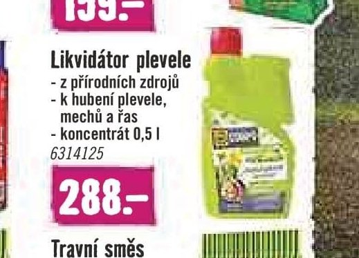 Likvidátor plevele