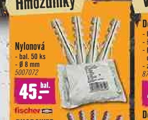 Nylonová hmoždinka