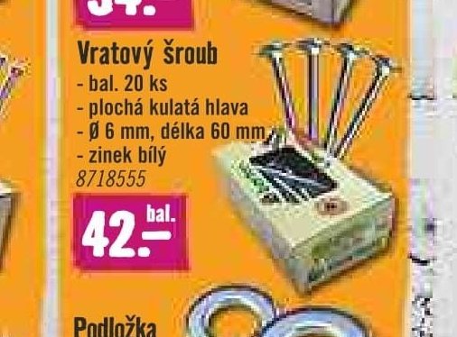 Vratový šroub