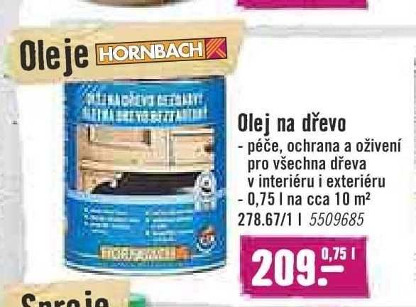 Olej na dřevo