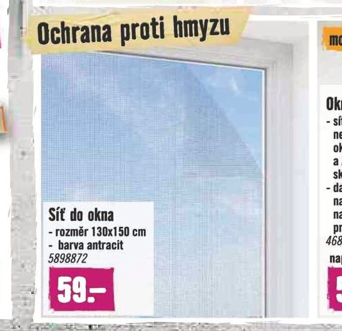 Síť do okna