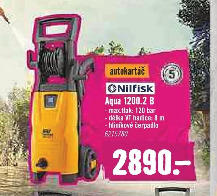 Vysokotlaký čistič Nilfisk Aqua 1200.2 B