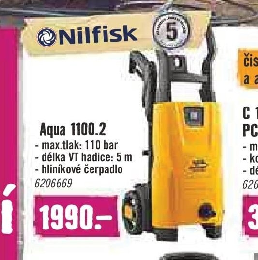 Vysokotlaký čistič Nilfisk Aqua 1100.2
