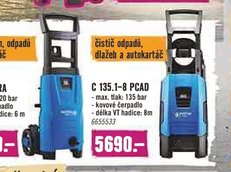 Vysokotlaký čistič Nilfisk C 120.7-6 PCAD X-TRA