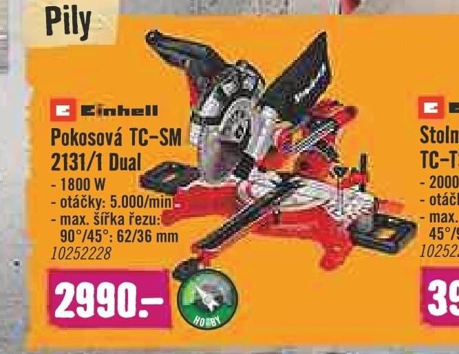 Pokosová pila Einhell TC-SM 2131/1 Dual