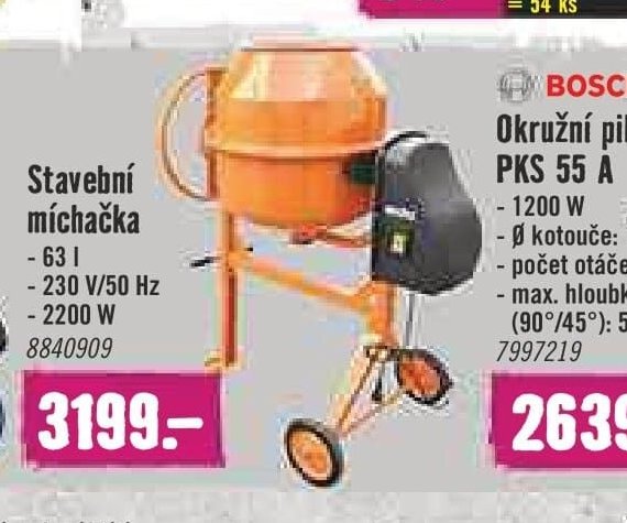 Stavební míchačka