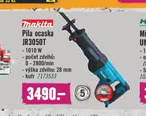 Makita Pila ocaska JR3050T