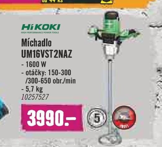 HiKOKI Míchadlo UM16VST2NAZ