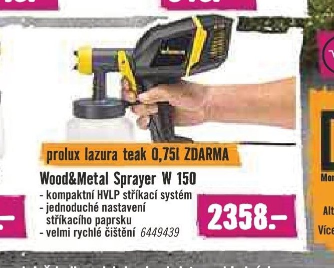 Wood&Metal Sprayer W 150