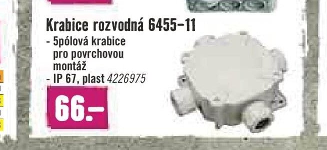 Krabice rozvodná 6455-11