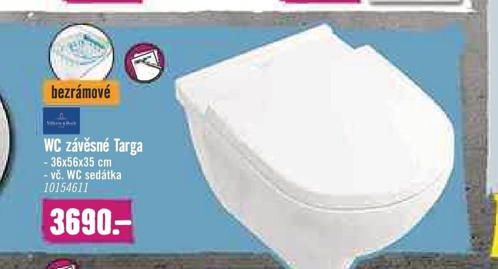 WC závěsné Targa