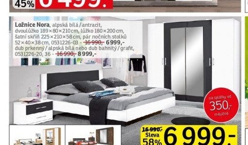 Ložnice Nora