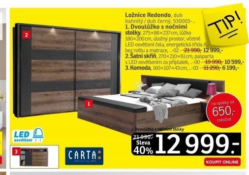 Ložnice Redondo