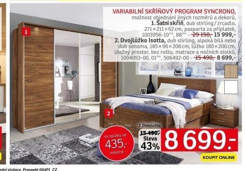 Variabilní skříňový program Syncrono