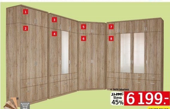 Variabilní skříňový program Bremen