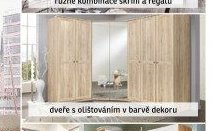 Dveře s olištováním v barvě dekoru