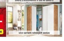 Více variant rohových sestav