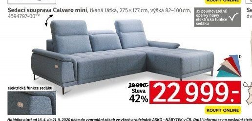 Sedací souprava Calvaro mini