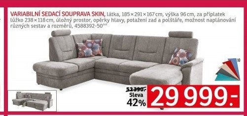 VARIABILNÍ SEDACÍ SOUPRAVA SKIN