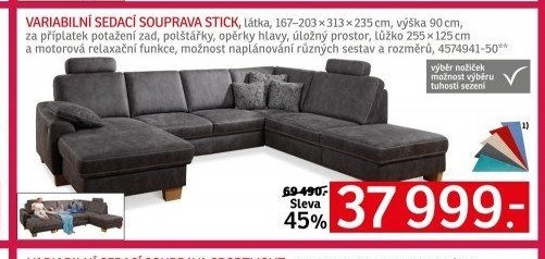 VARIABILNÍ SEDACÍ SOUPRAVA STICK