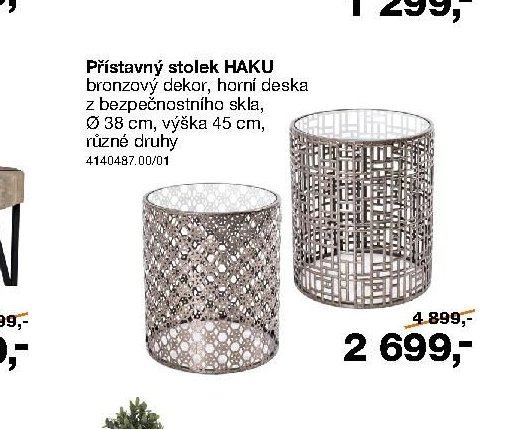 Přístavný stolek HAKU
