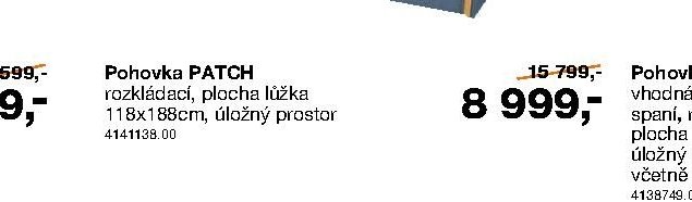 Pohovka PATCH