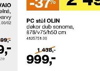 PC stůl OLIN