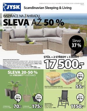 akční leták Jysk 23.4.2020-6.5.2020