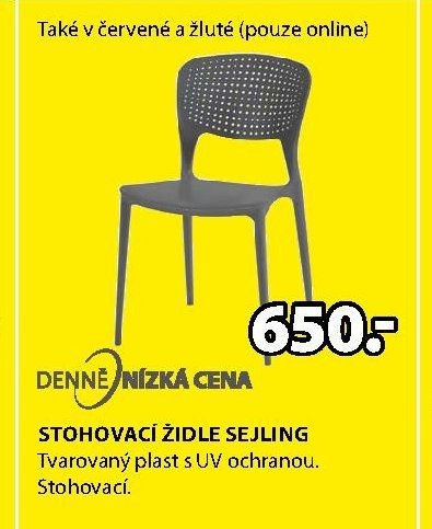 STOHOVACÍ ŽIDLE SEJLING