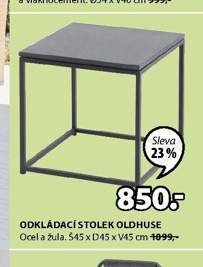 ODKLÁDACÍ STOLEK OLDHUSE