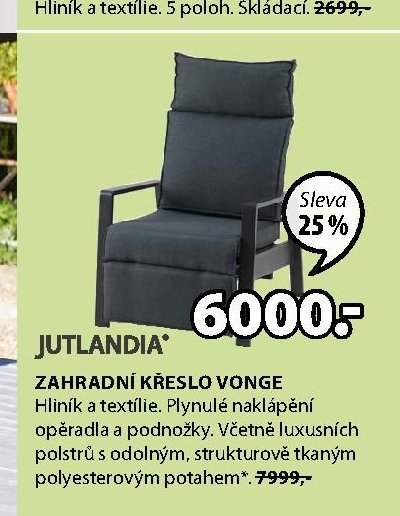 ZAHRADNÍ KŘESLO VONGE