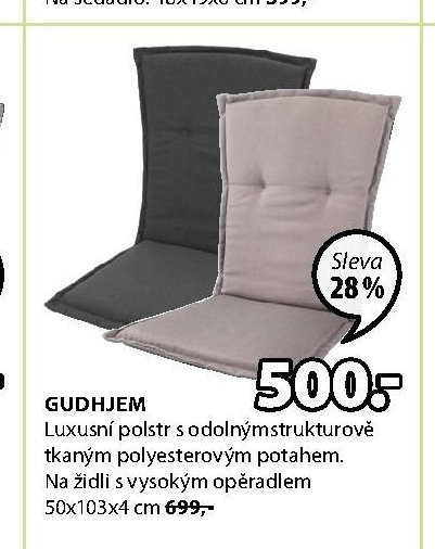 GUDHJEM Luxusní polstr